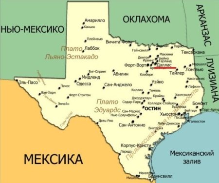 TexasMap2 dallas