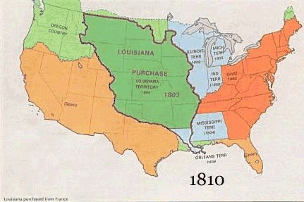 История США на карте